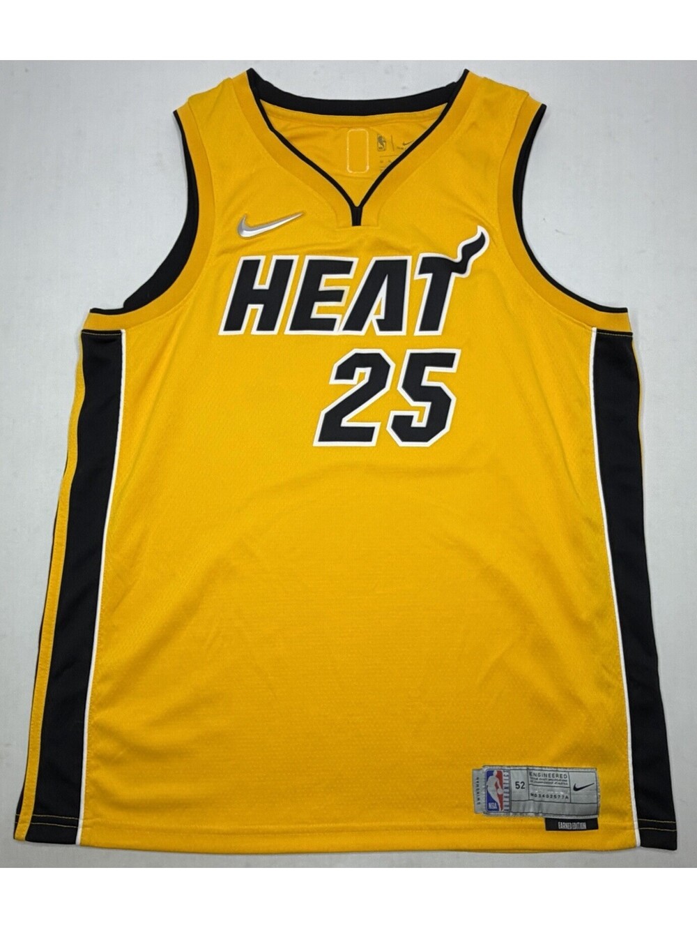 Nike Miami Heat XL Earned Swingman Basketball Jersey #25 Kendrick Nunn P27